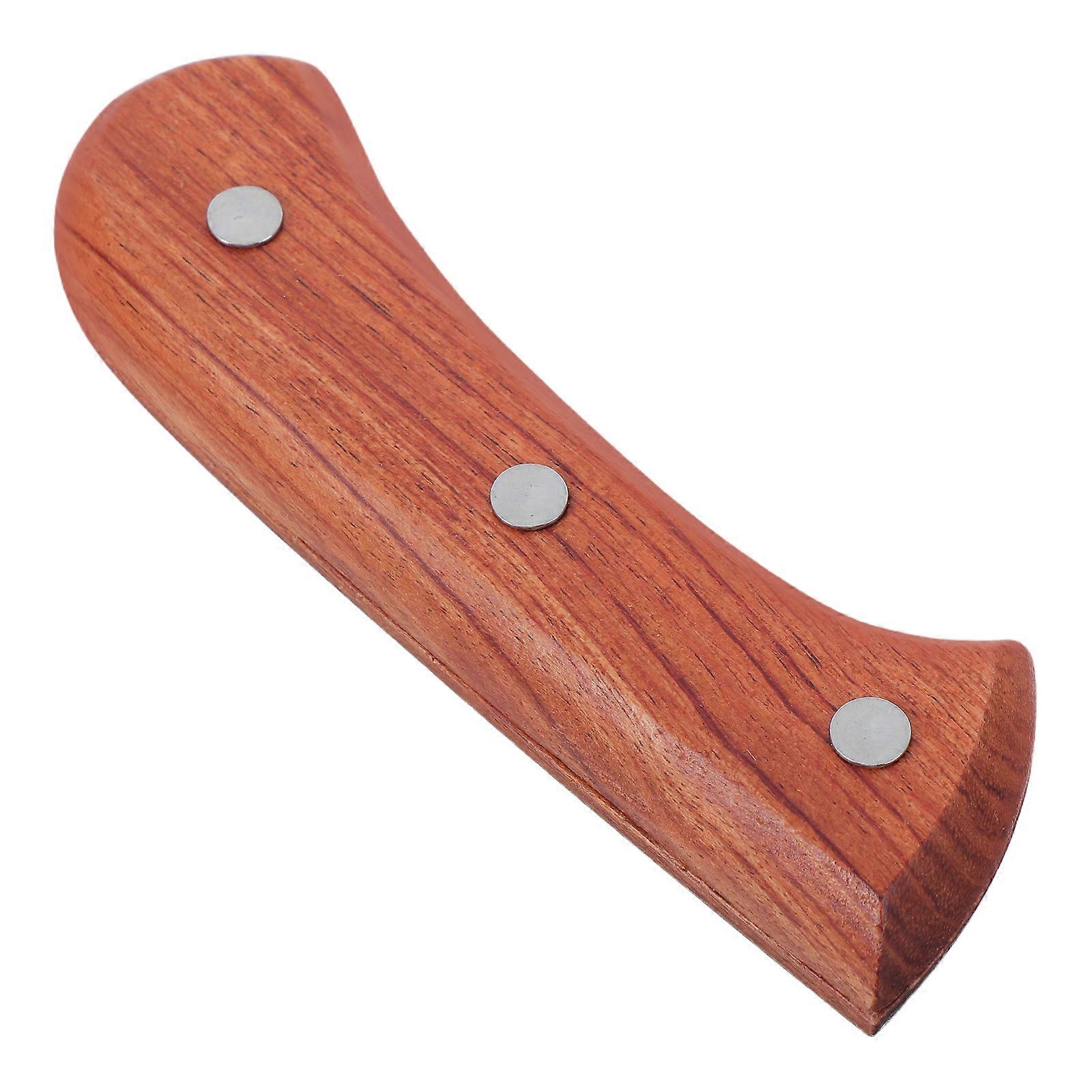 Wooden Kitchen Handle Replacement for Ergonomic Use 2Sets Brown Grip