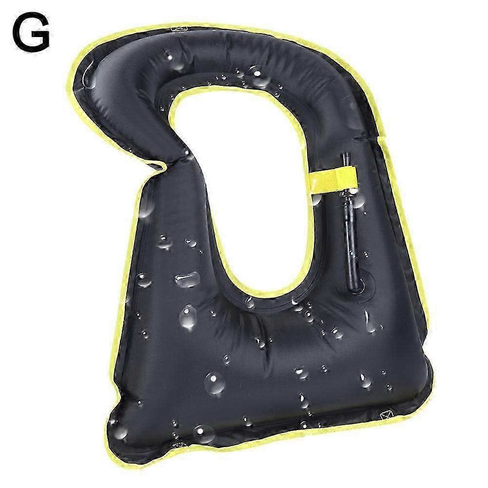 Utförsäljning Snorkel Väst Ungdom Uppblåsbar Snorkling Hög Viz Gul Barn Pojke Flicka