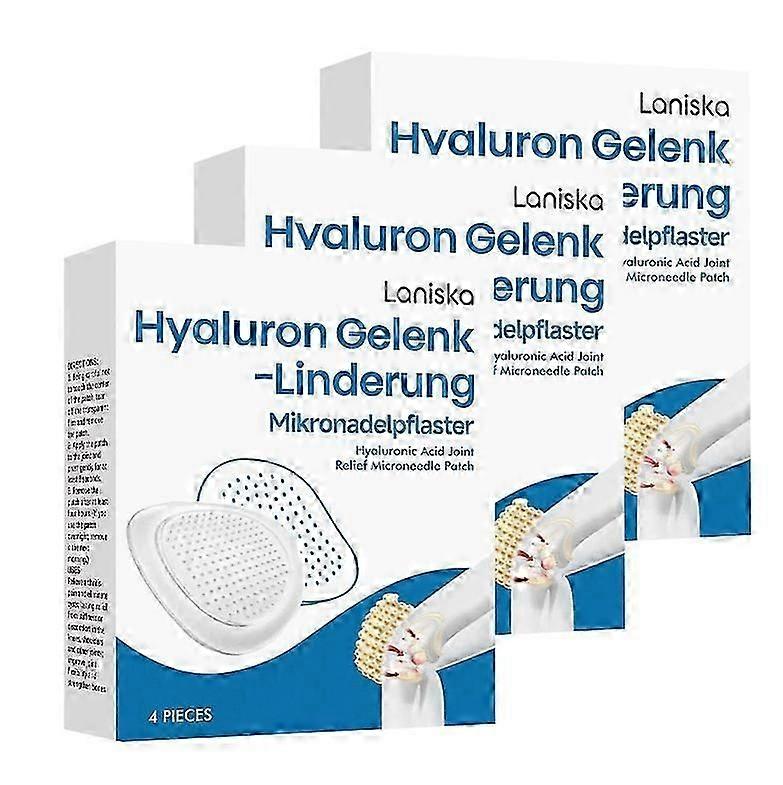 1-5x Hyaluron Joint Relief Microneedles Patch Convenient Easy to Use Microneedles Patch for Elderly Active Adults