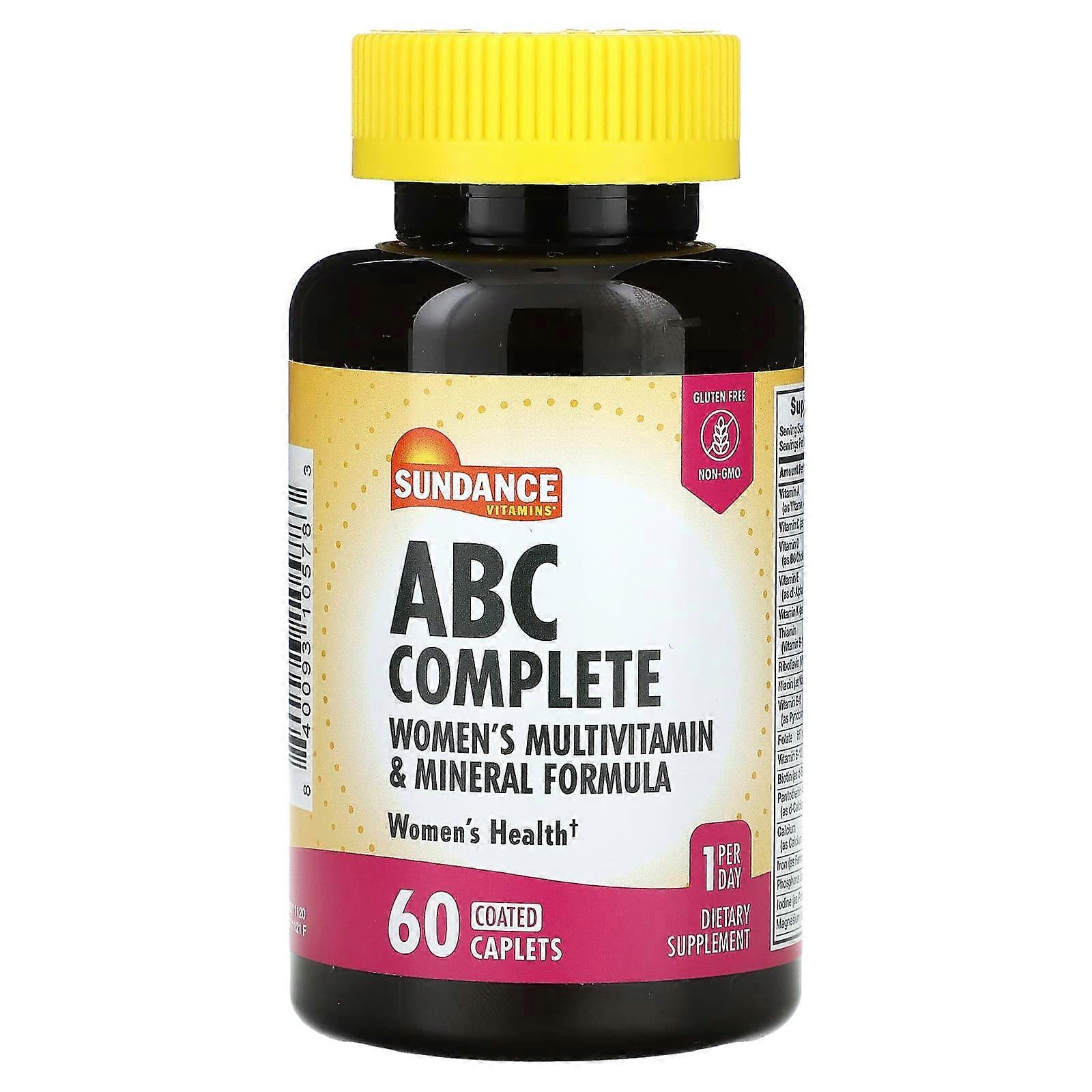 ABC Complete, Women's Multivitamin & Mineral Formula, 60 Coated Caplets