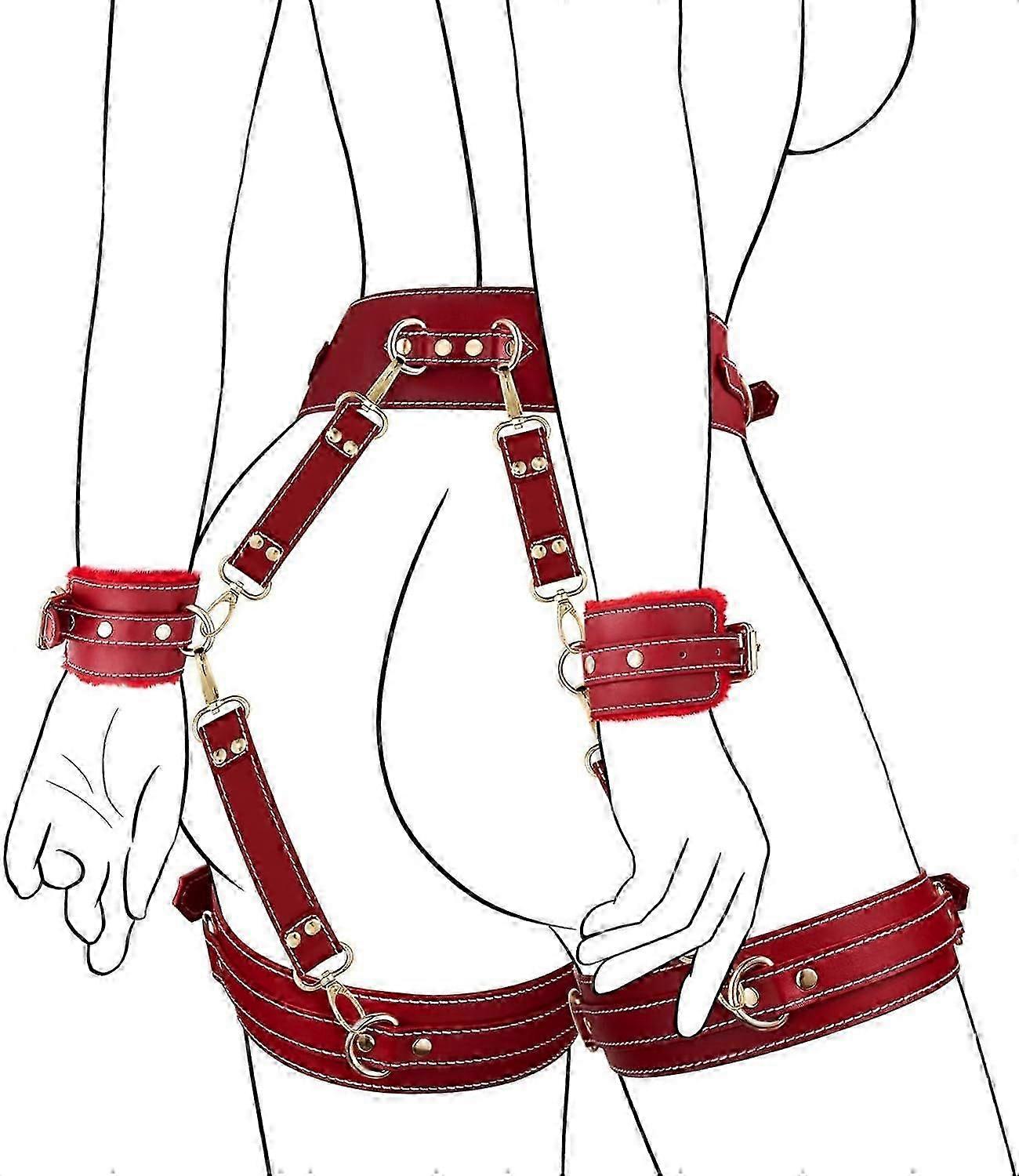 2025 Latest Model Kit Restraints 6PCS Sets with Adjustable Handcuffs Ankle