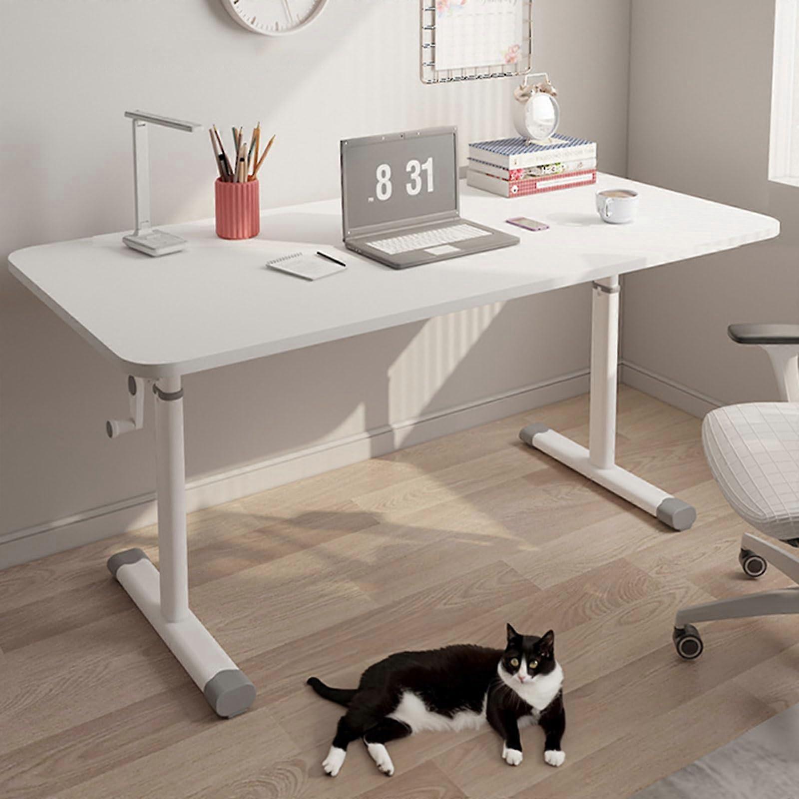 Ergonomic Adjustable Height Standing Desk SitStand Home Office Workstation 47.2x23.6 Manual Lift For Computer And Study