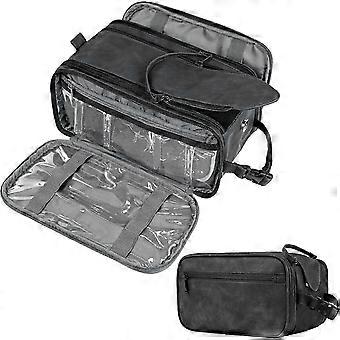 2025 ILIA Bolsa de Higiene para Homens e Mulheres, Bolsa de Viagem Organizador de Artigos de Higiene Pessoal, Kit de Dopp de Barbear de Essenciais de Viagem, Bolsa de Maquiagem Cosmética, Marrom Escuro, Extr