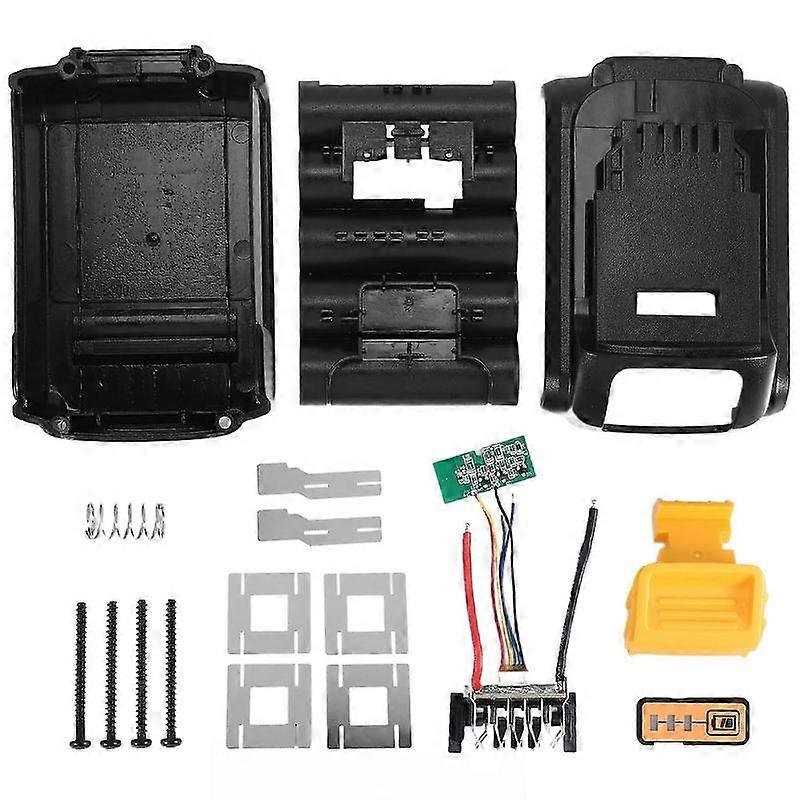 for Dewalt 10 Core 18V/20V Li-Ion Battery Replacement Plastic Case Kit Dcb180 Li-Ion Battery Shell (No Battery Cell)