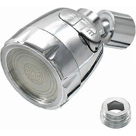 Water Saving Jet Regulator 360 Degree Rotatable Faucet Strainer, 49mm 2 Modes