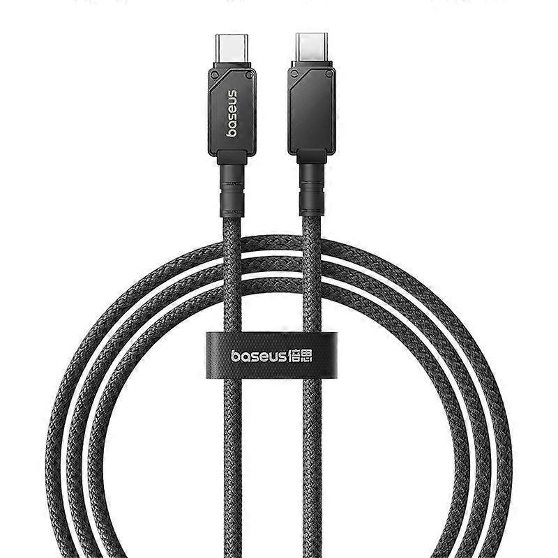 Baseus Ubrytelig USB-C til USB-C-kabel 1 M Svart