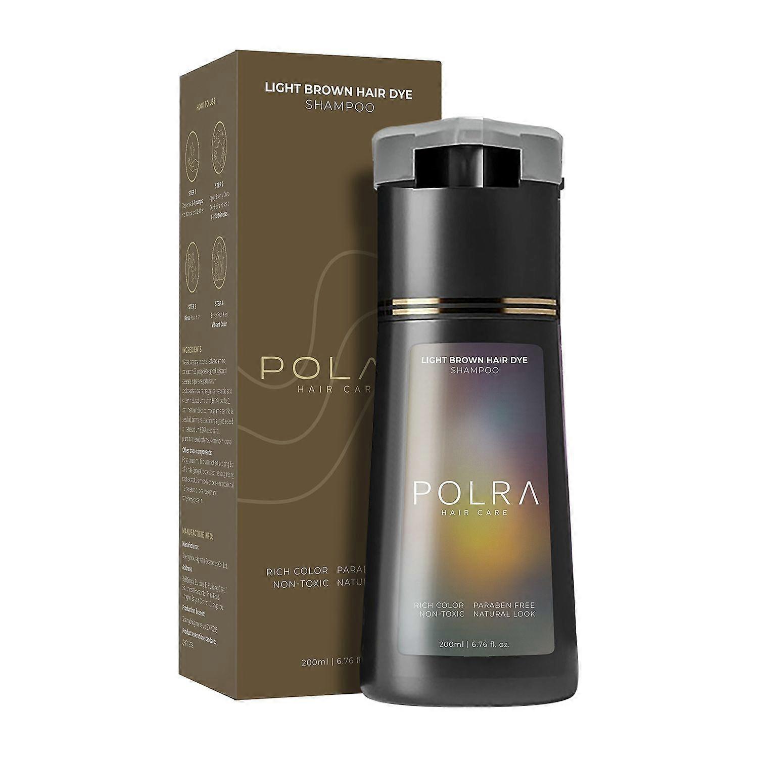 Shampooing colorant pour cheveux, shampooing colorant pour cheveux polaires, shampooing colorant instantané pour soins capillaires polaires,