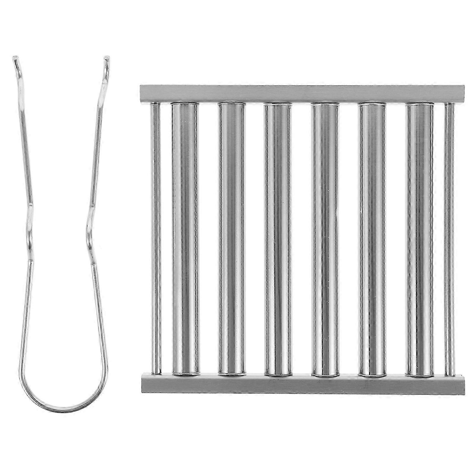 Grilling stand for garden party with modern sausage roller