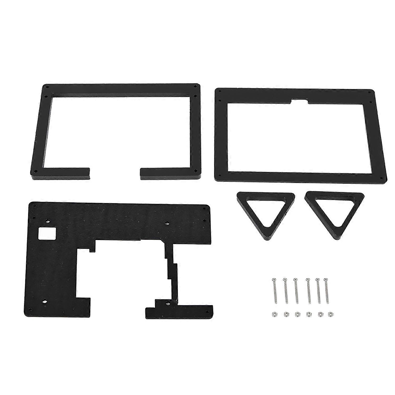 5 inch Acrylic Bracket Case Holder Cover LCD Display Screen For Raspberry Pi Black