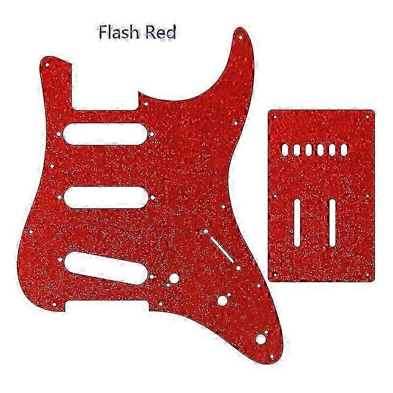 Xinyue Custom Guitar Parts - For Applause Pickguard Stra SSS &amp; Back Plate Scratch Many Colors