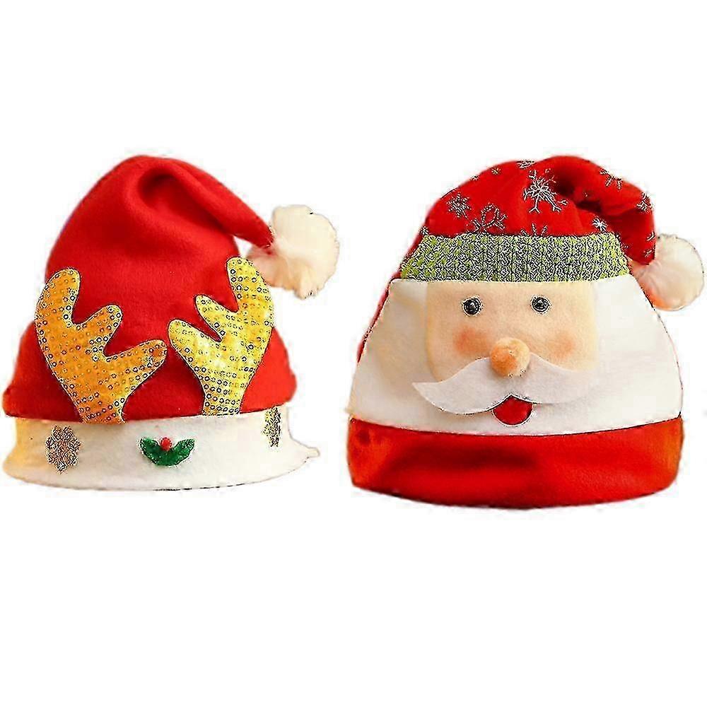 Christmas Party Hat Set for Family with Multiple Sizes
