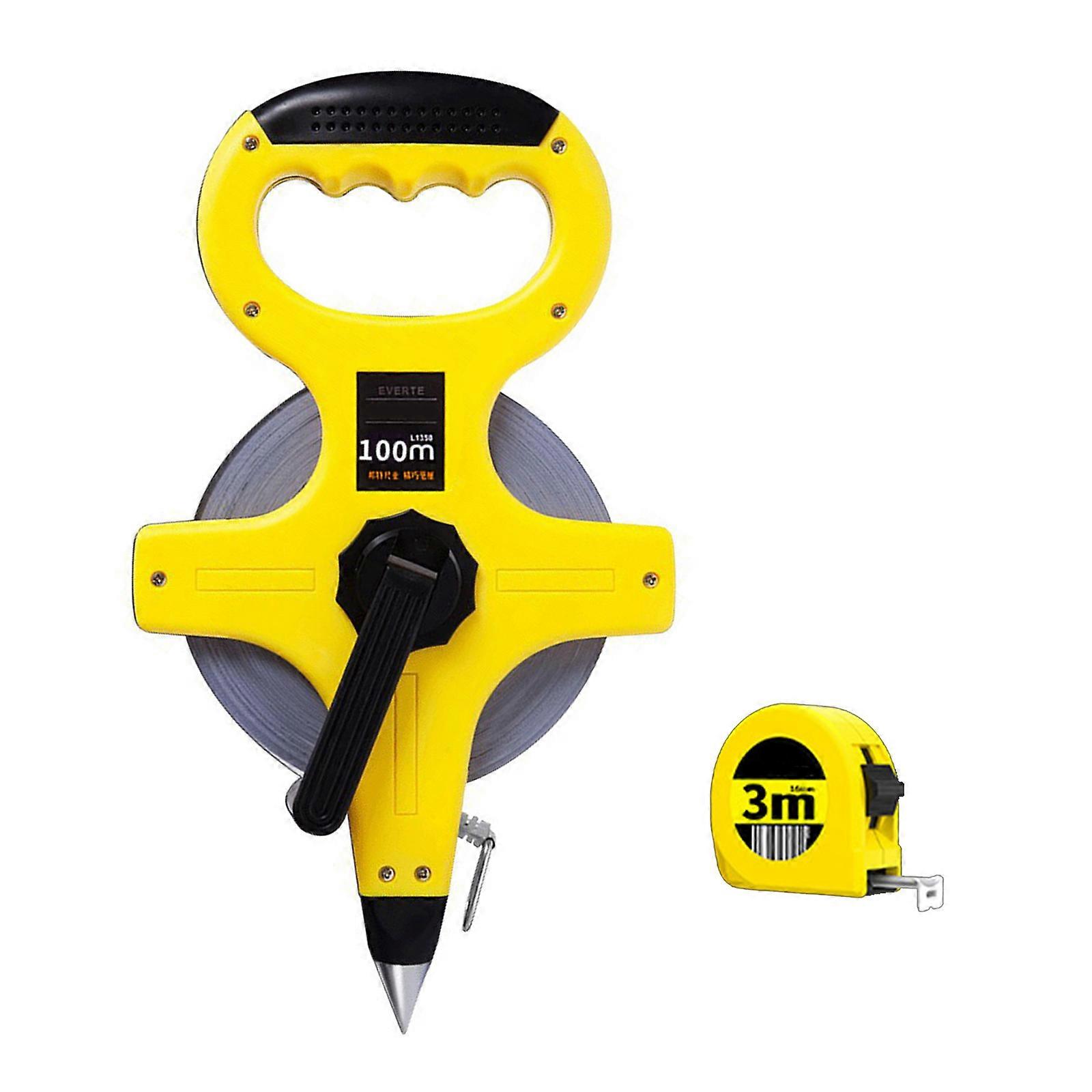 Portable ABS Tape Measure Waterproof Nylon Coated Fiber Includes 3 Meter Reward Tape Lightweight For Precise Measurement Use Multicolor