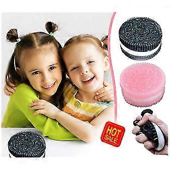 Pink Cookie Squishy, Keks-Stressabbau-Spielzeug, Kneif-Sandwich-Simulationsspielzeug