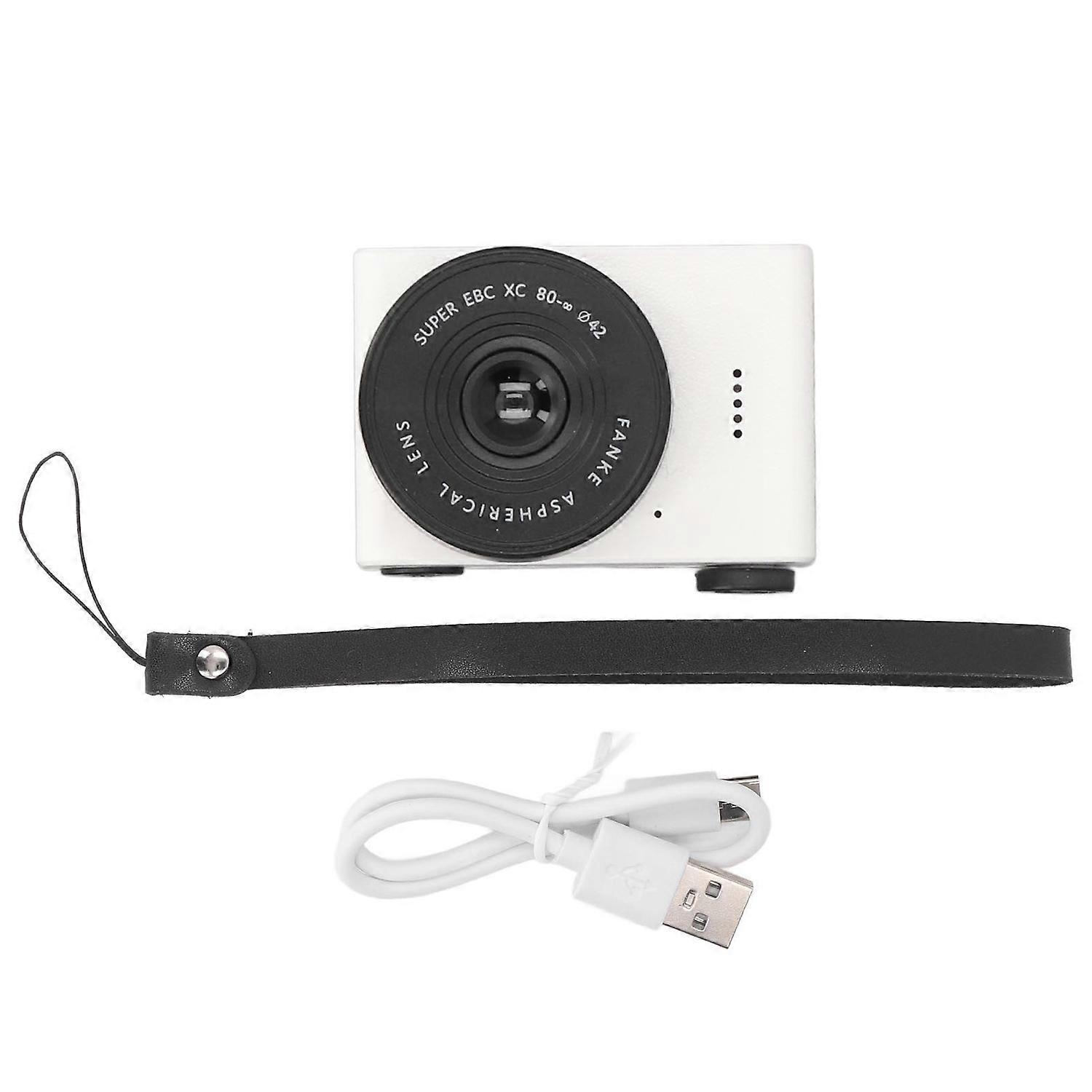 Small Video Camera 720P HD Front and Rear Dual Lens Autofocus Type C Voice Recording Compact Portabl