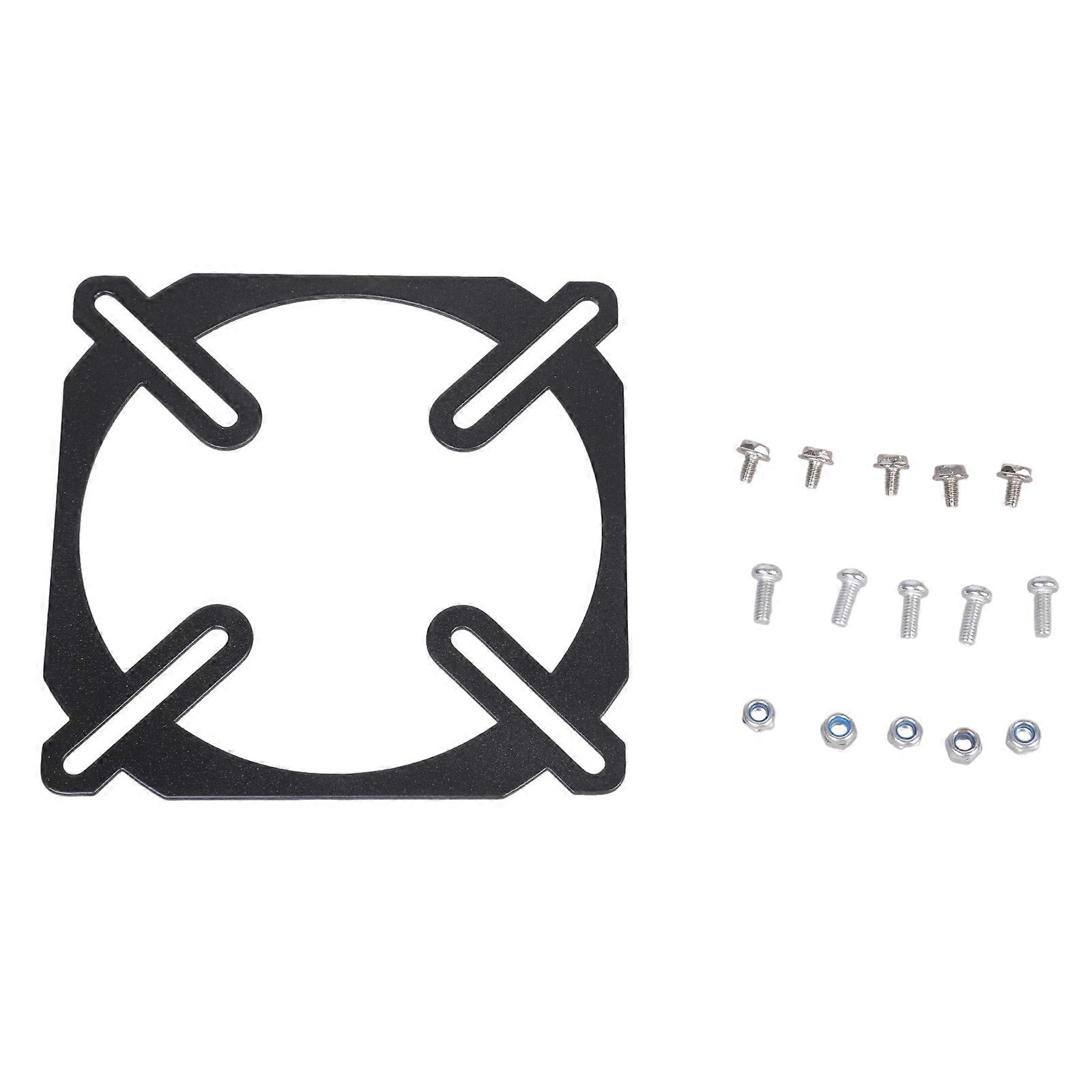 Adjustable Fan Adapter Frame For 6-12Inch Computer Hardware Metal Bracket With Enhances Stability Multicolor