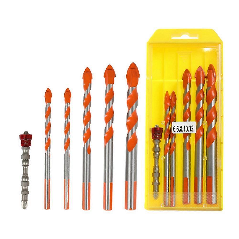 Hand Drill Accessories Triangle Drill Bit Combination Tool Set is Used for Maintenance and Replacement.