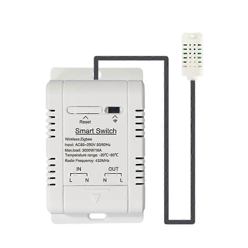 WiFi Smart Temperature and Humidity Switch with 1M Sensor