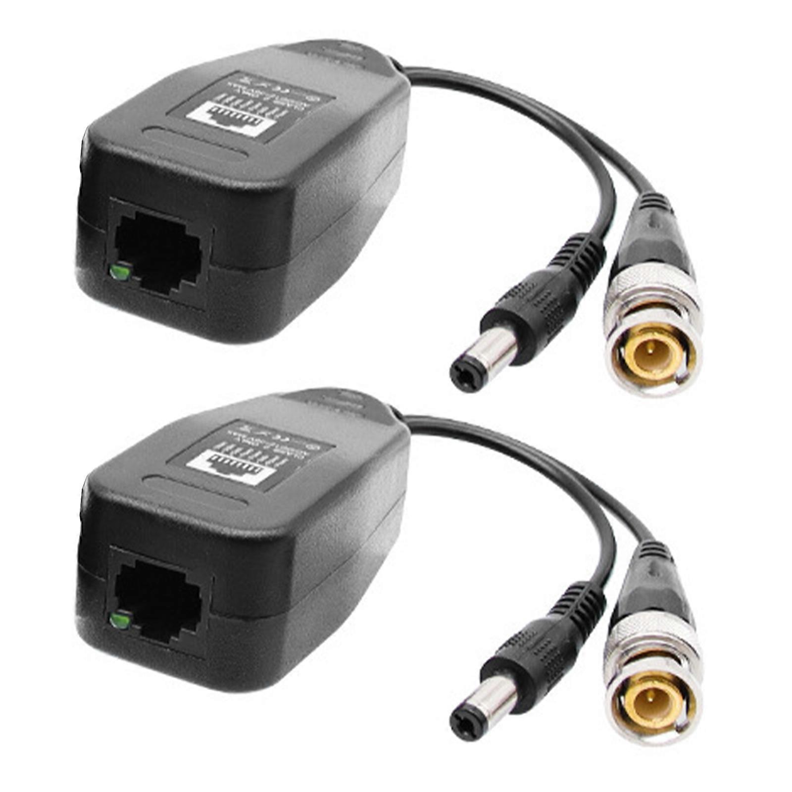 Multiple Systems CCTV Signal Converters for AHDs CVIs TVIs CVBS Cameras AntiInterference Design Toolless Setups ABS Encasement Multicolor