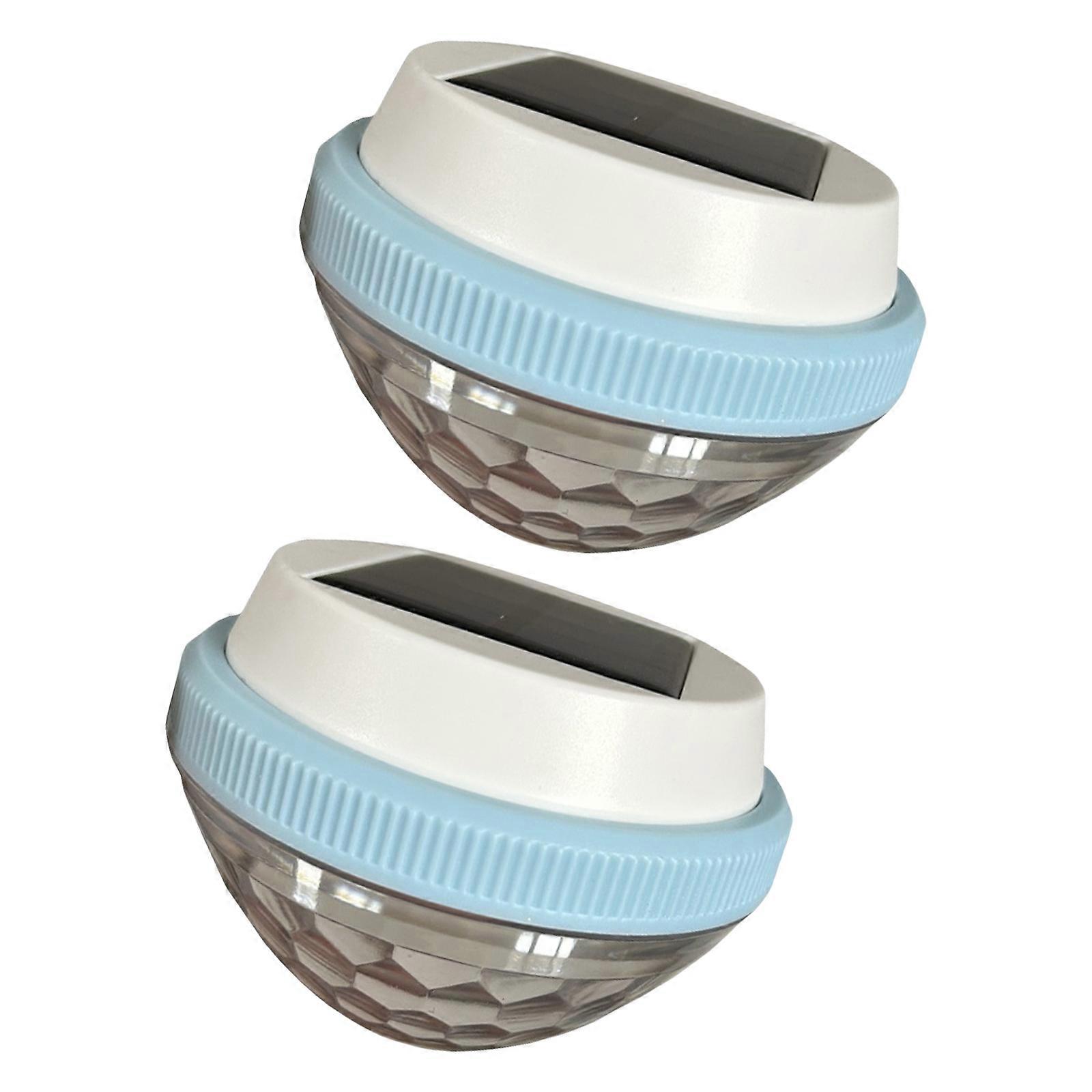 Solar Floating Light Swimming Pool Color Changing Water Float Lamp Underwater Glowing Lamp Waterproof LED Fountain Light Multicolor