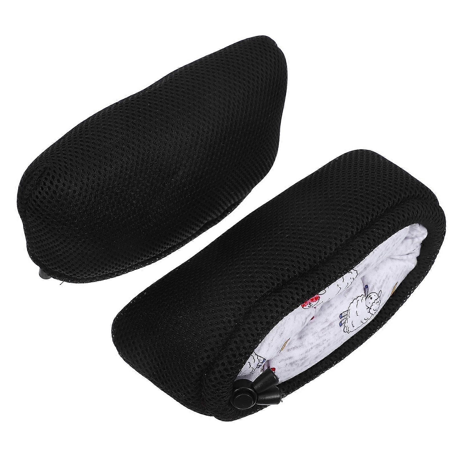 2Pcs Crutches Grip Pads Medical Accessories For Daily Use In Black Designed For Comfort Padding And Breathability