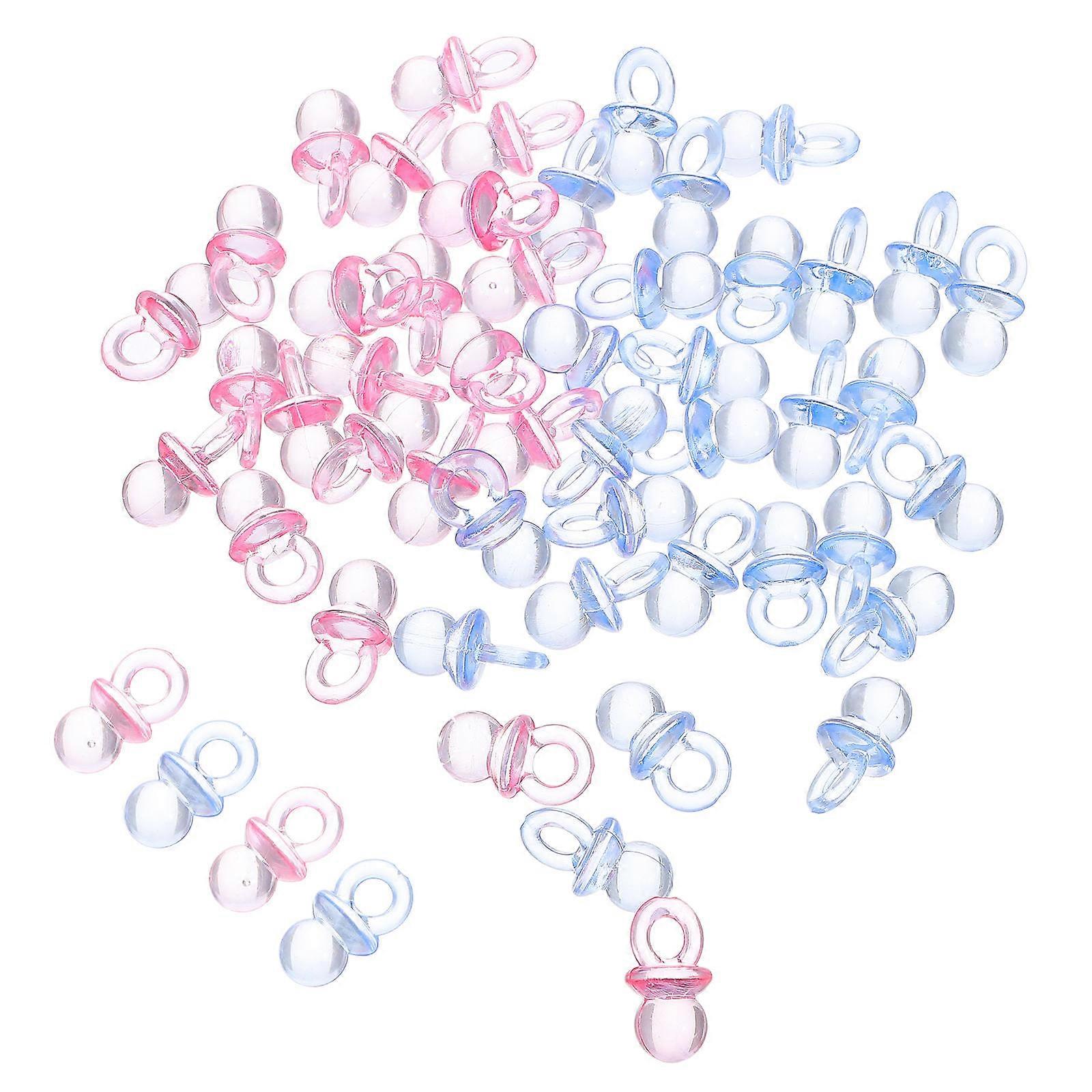 Mini Pacifier Charms Acrylic Accessories for Baby Use 200Pcs