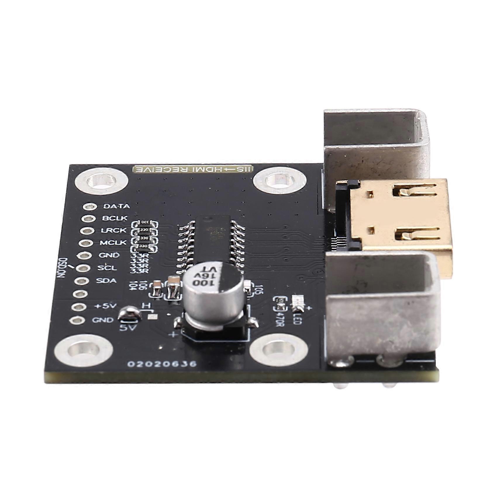 HDMI-Compatible I2S Transmitter Board DAC Decoder Differential Signal Conversion High-Quality Audio Interface