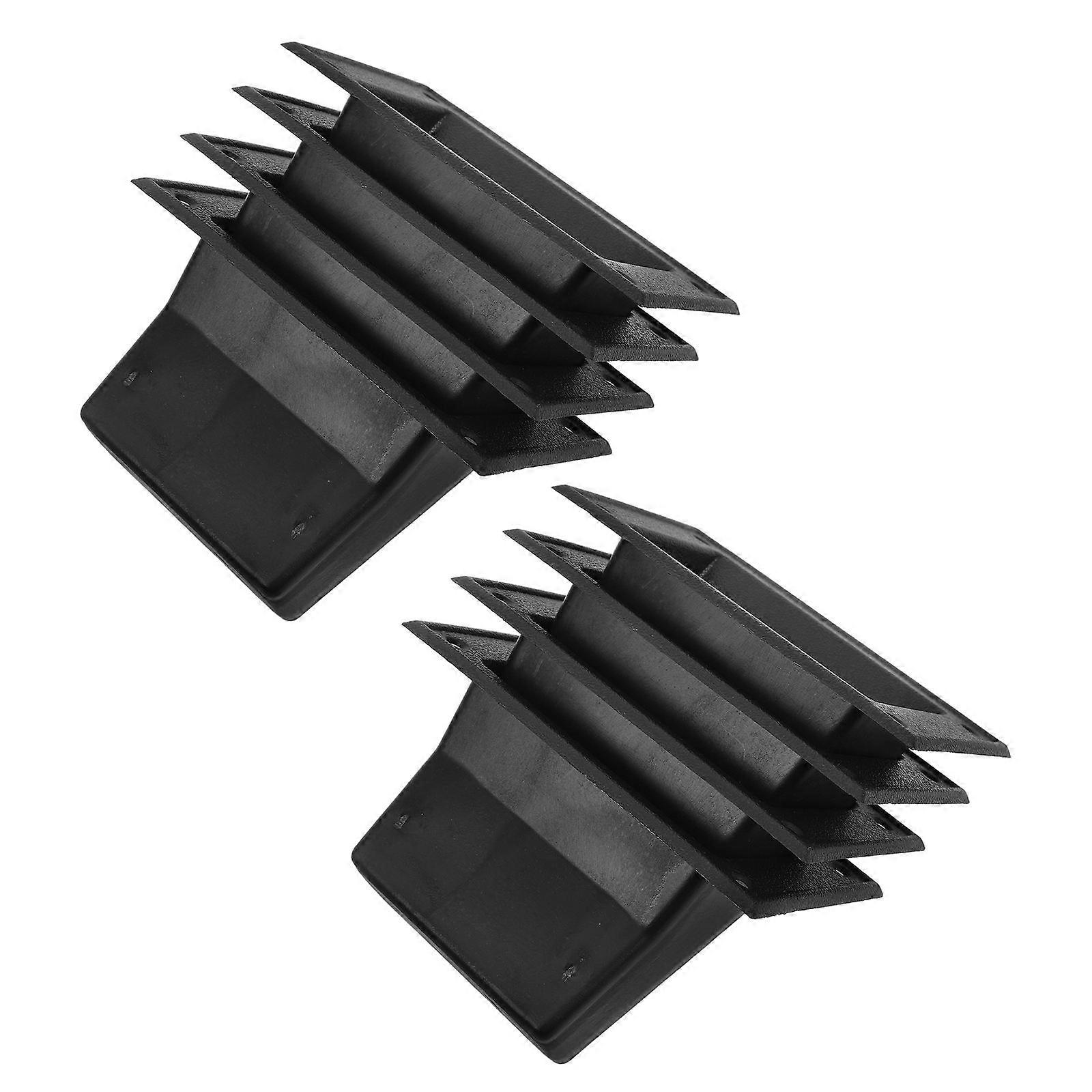 Black Speaker Handle Plastic Pull Handle for Stage Box 24Pcs Set