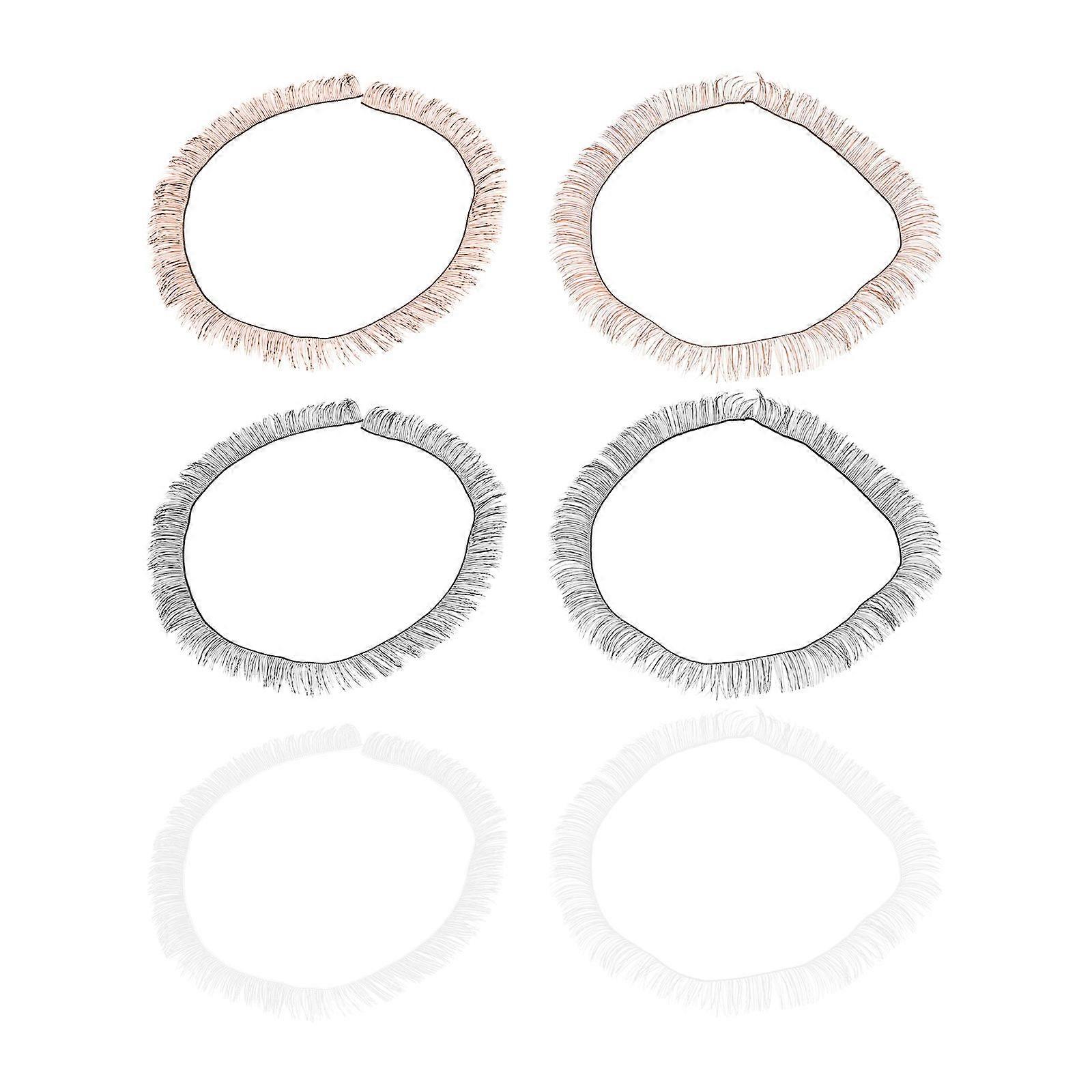 Doll Eyelashes Decorative Eyelashes for Craft Making 6Pcs Set