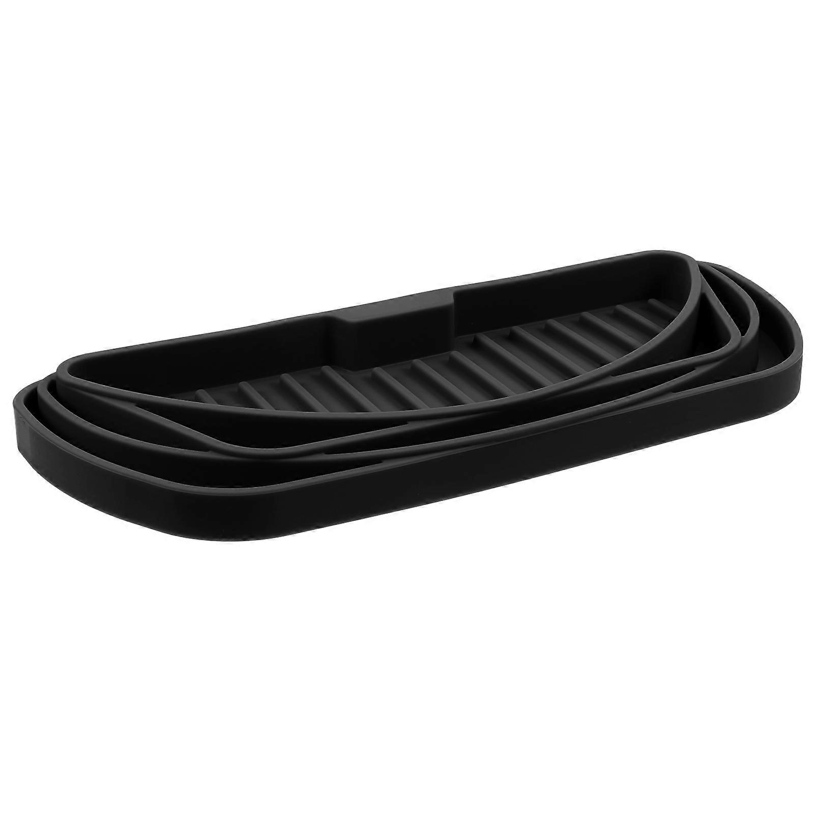 Black Silicone Drip Tray for Refrigerator Water Dispenser Use