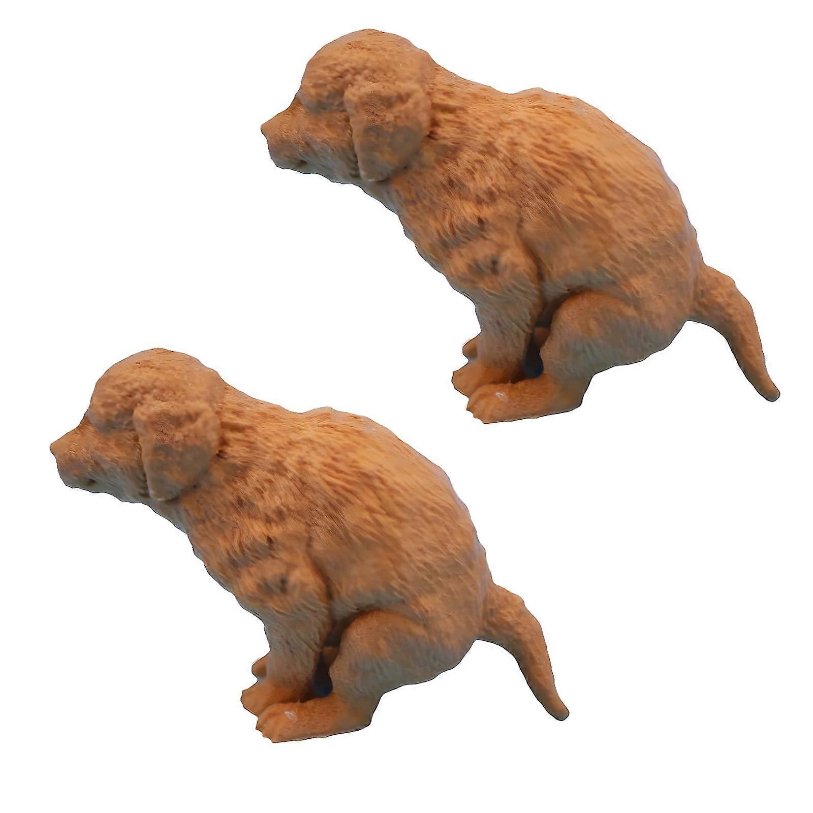 Funny Dog Toothpaste Dispenser Set with Golden Retriever Design, Cute Bathroom Accessory