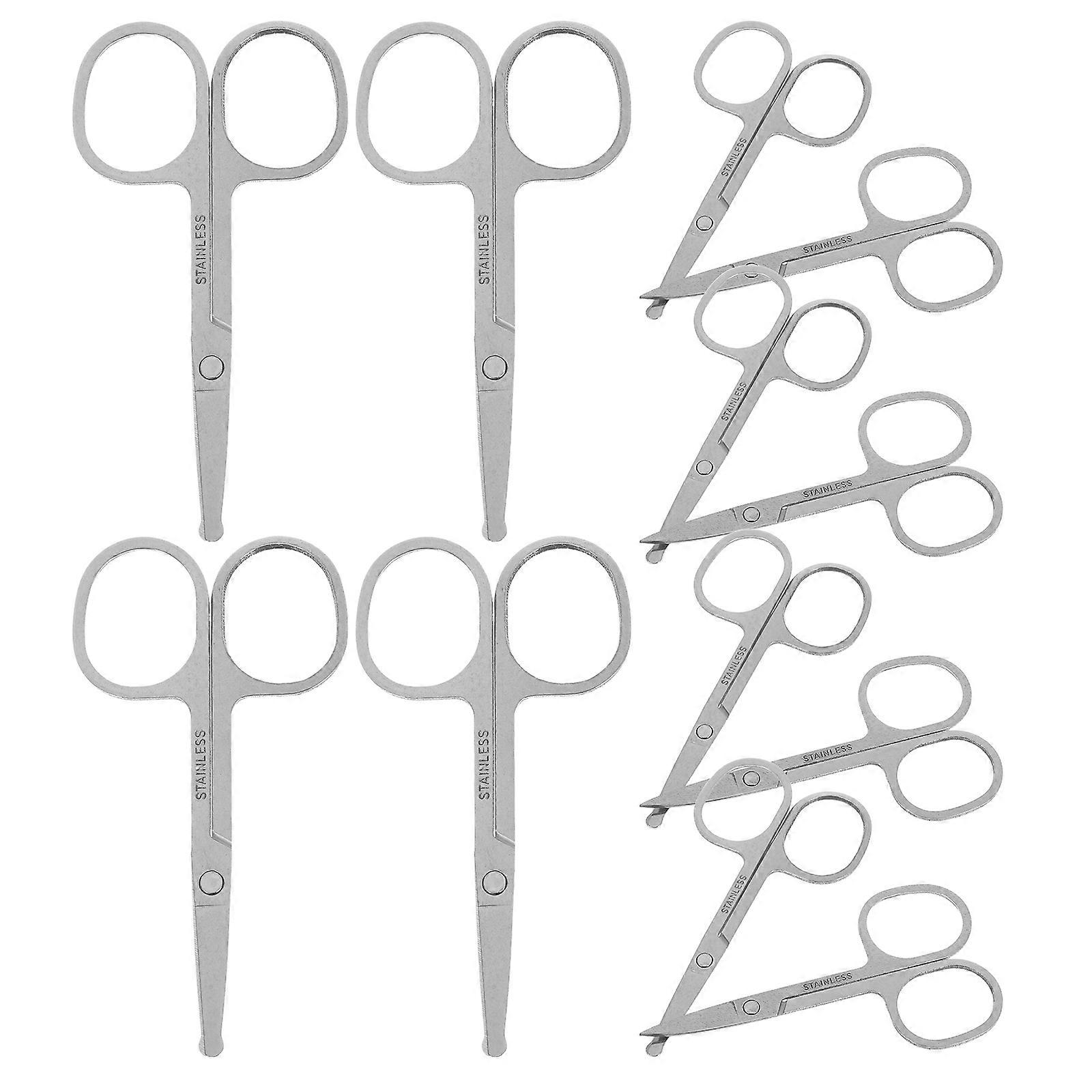 Small Stainless Steel Scissors for Laboratory Use with 12Pcs Grooming Scissors Set
