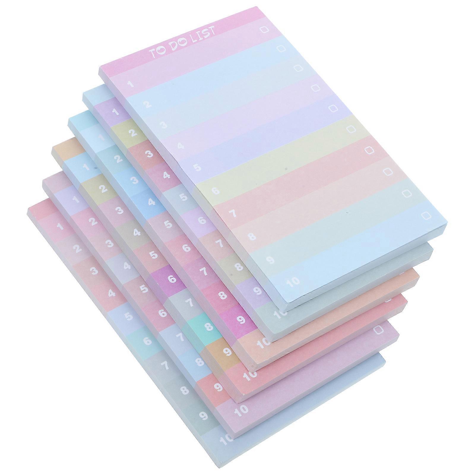 12 Pcs Notebook Notepad Shopping List Pads Desk Grocery Planners Daily Multicolor