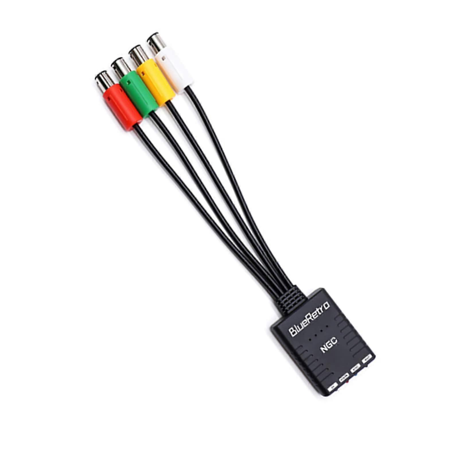 Bluetooth Controller Adapter for Gamecube Switch PS4 PS5 Wii, Supports 4 Wireless Joysticks, Low Latency