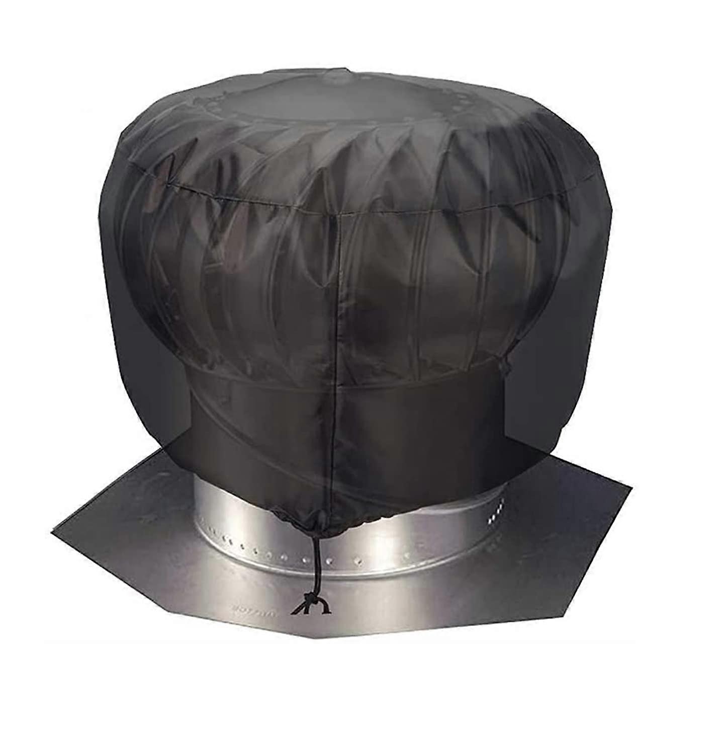 Waterproof Roof Vent Cover 20x20 Heavy Duty Turbine Ventilator Protector with Adjustable Drawstring