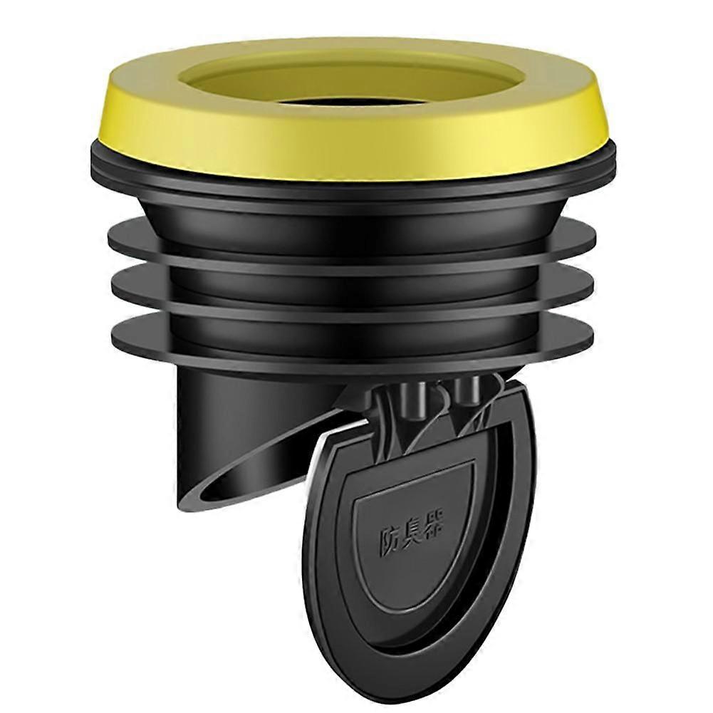 Toilet Flange Seal Ring with Check Valve for Leak Prevention and Smell Control