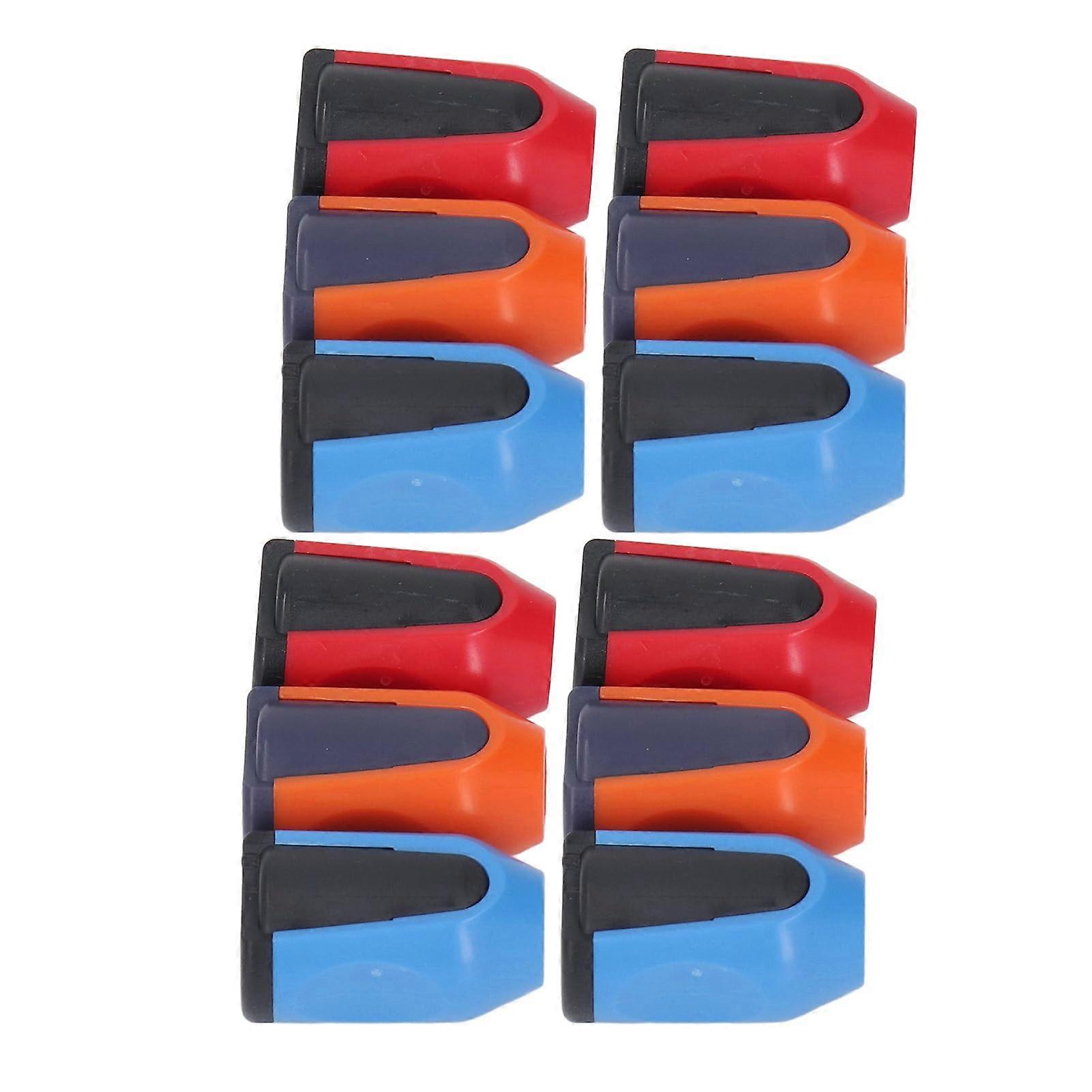 Magnetic Screwdriver Bit Holder and Screw Ring Sleeve with Powerful Grip for DIY Projects Red Yellow Blue