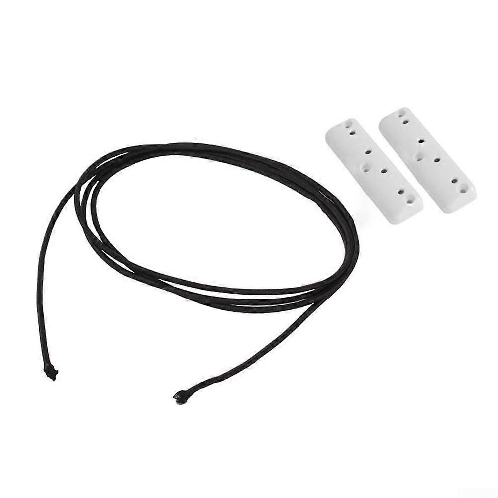 RV Cargo Net with Baffle for Secure AntiFalling Storage in Cabinets and Trailers White