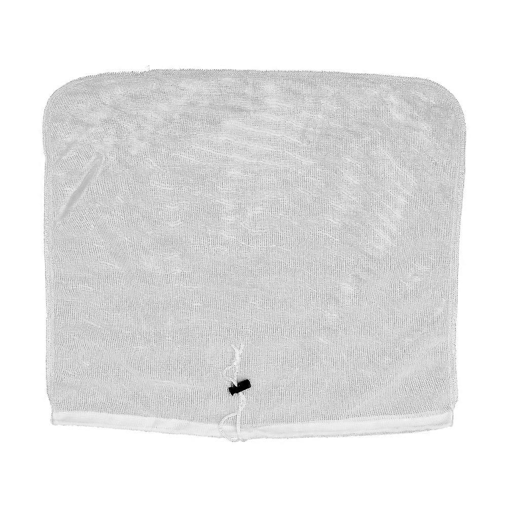 Drawstring Filtering Bag Juice Makers Odor-free Usage 56x66cm White Polyester 1Set