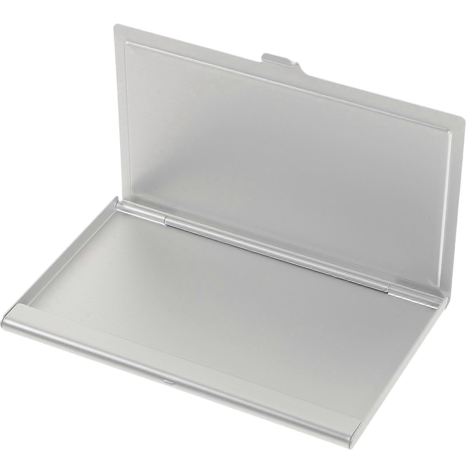 Aluminum Visiting Card Case Business Use Rectangular Shape Heat Transfer Printing 1Pack