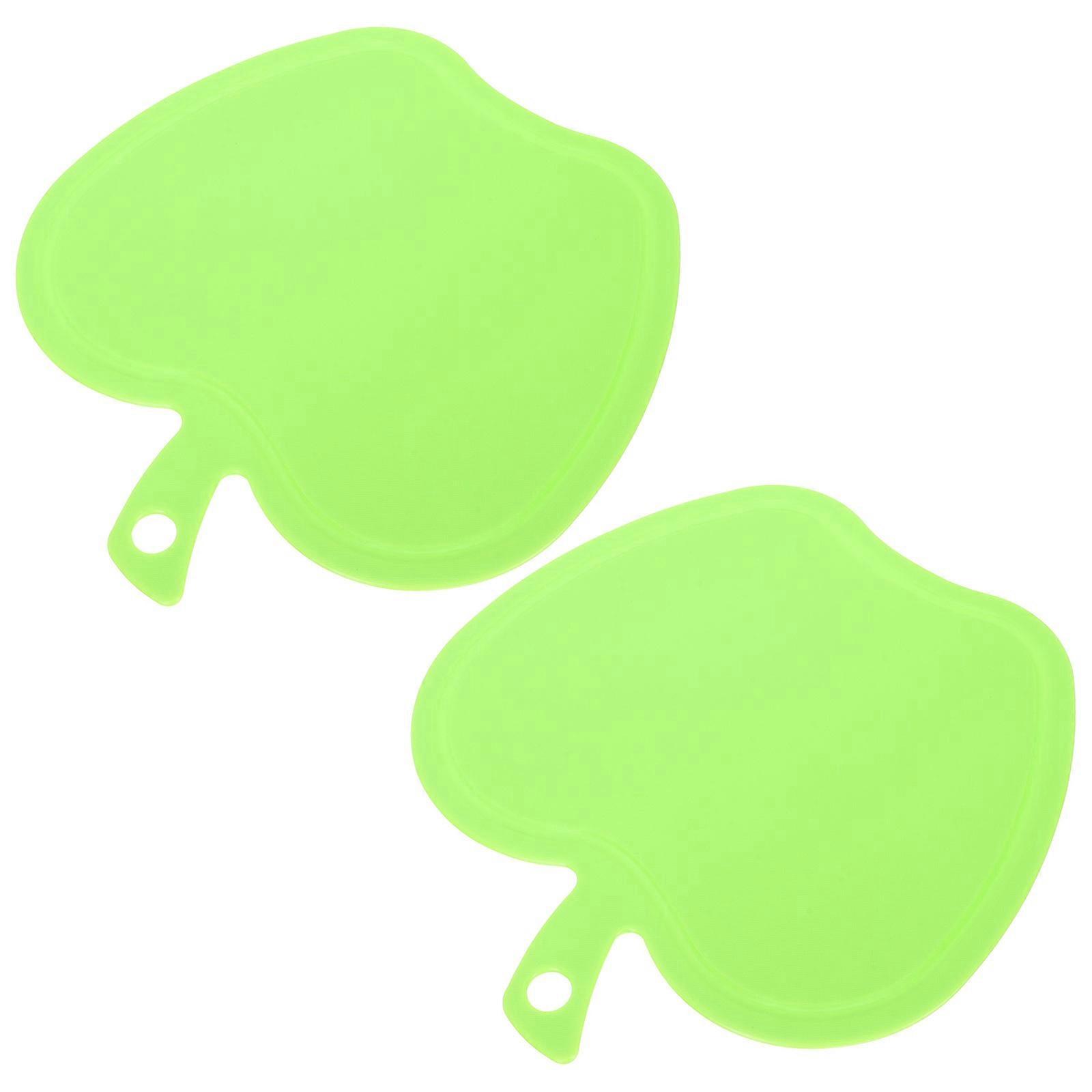 2Pcs Apple Plastic Cutting Board for Kitchen Use Chopping Board