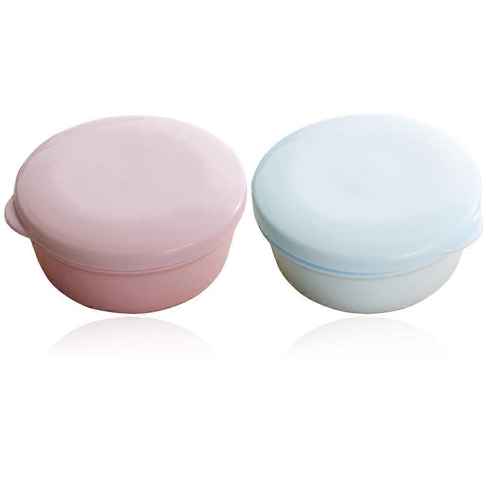 Soap Storage Box Portable Soap Holders for Storage 2 Pieces