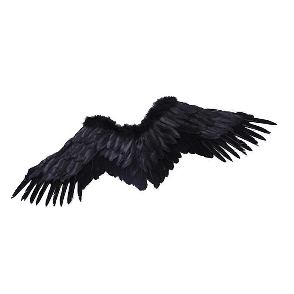 Wing Halloween Costume Accessory for Children Performance Medium Black