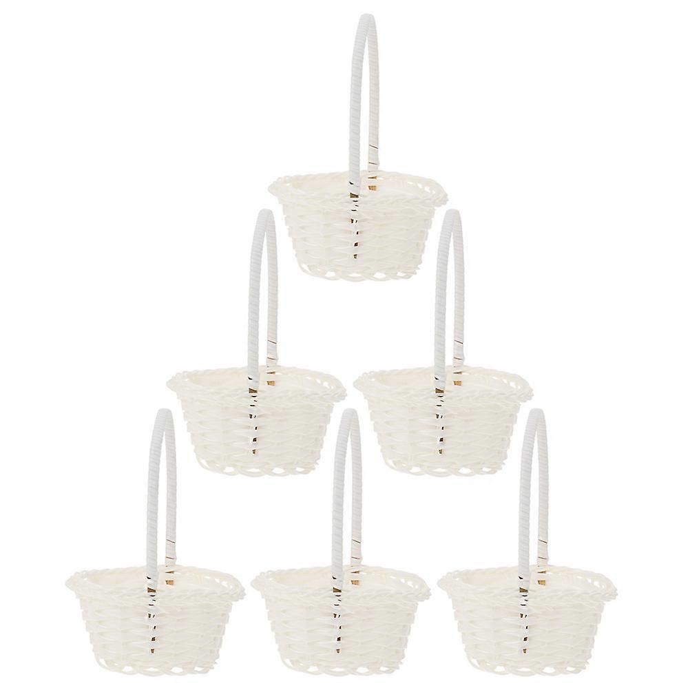 Rustic Flower Basket Suitable For Wedding Decoration Versatile 15X10CM Size With 18 Pcs Quantity