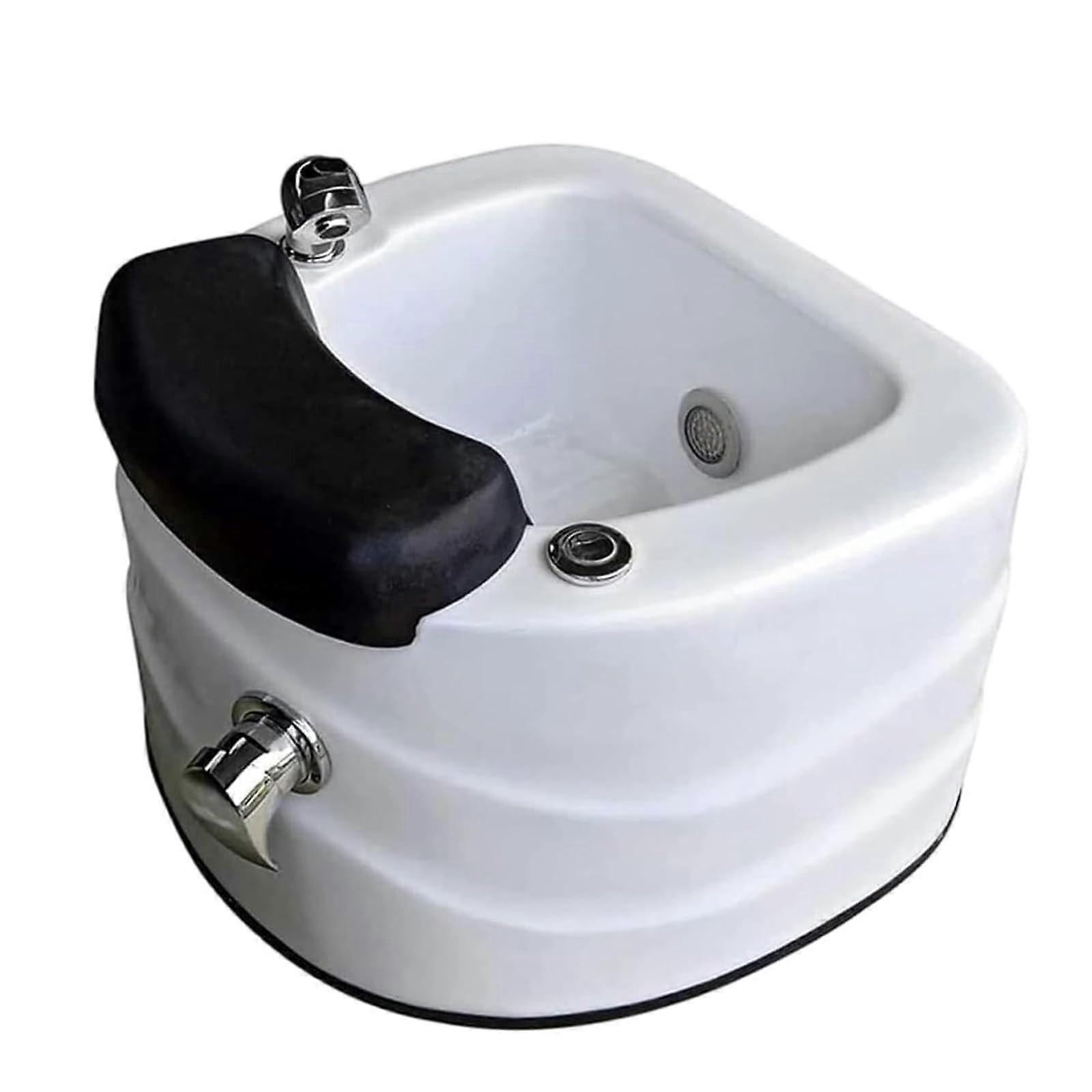 Acrylic Foot Spa with Deep Basin Massage, Adjustable Temperature and Automatic Drainage Control