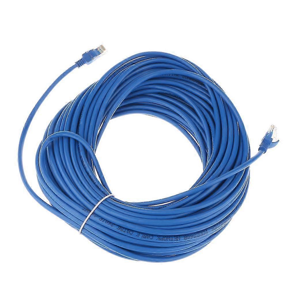 2026 Cat5e Patch Cord Cable Ethernet Internet Network LAN UTP Blue 24meter