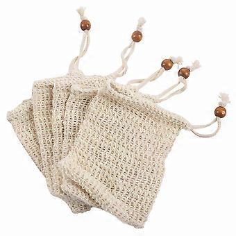 Natural Exfoliating Soap Bags, 5-Pack Saver Solution