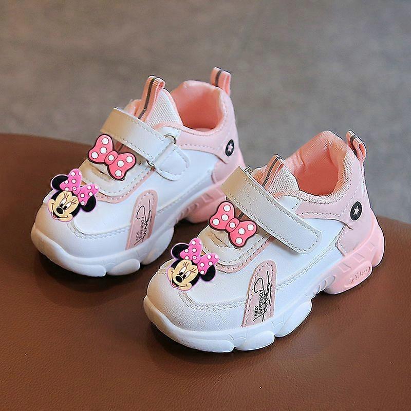 Spring Fall New mickey mouse Kids Casual Shoes Boys Sneakers Girls Leather Running Shoes Baby Toddler Shoes Fashion