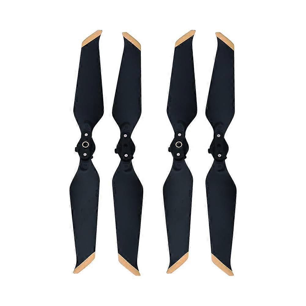 LowNoise Foldable QuickRelease ABS Propeller Blades Gold Replacement Set for DJI Mavic 2 Pro/Zoom