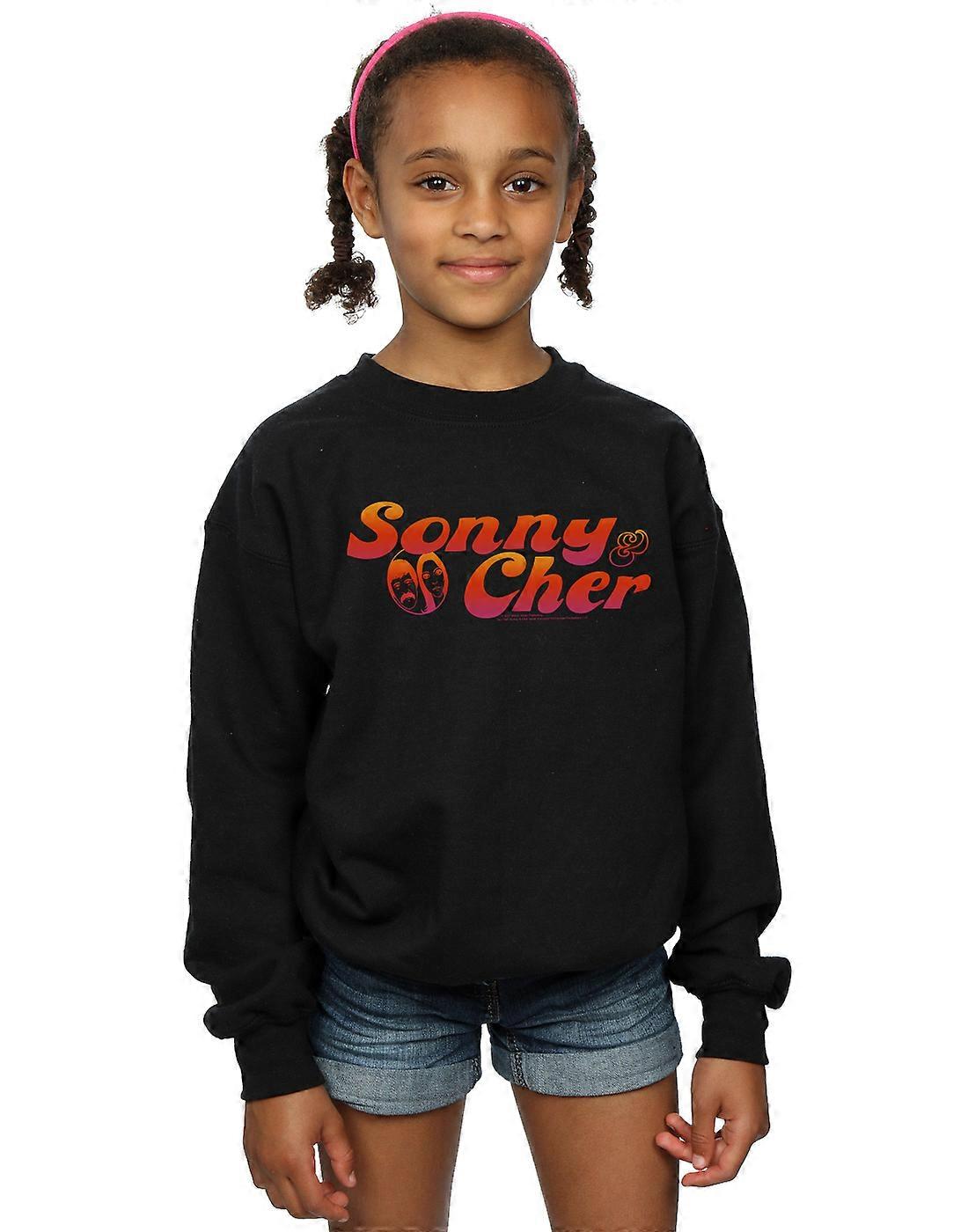 Sonny & Cher Flickor Gradient Logo Sweatshirt