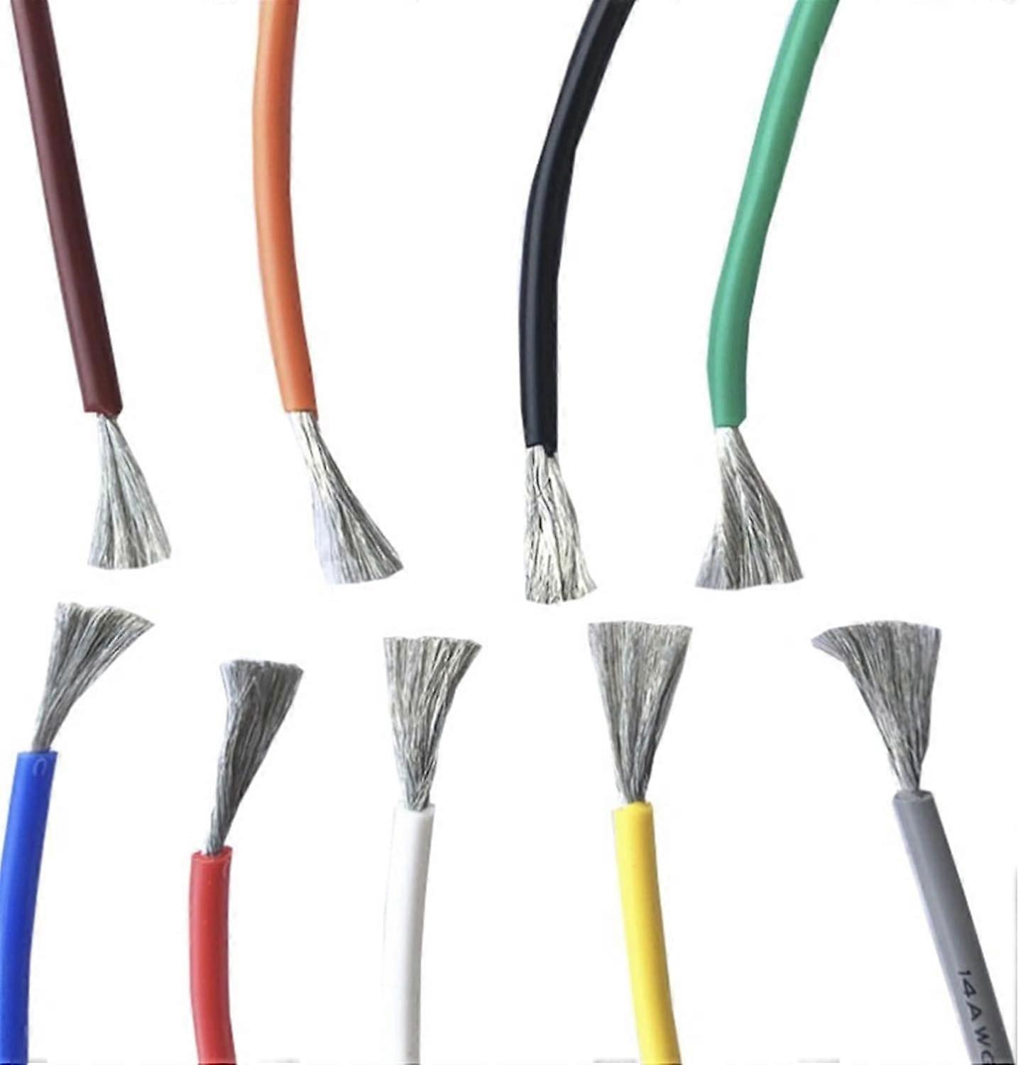 Silicone Wire 28AWG Ultra Flexible  Temperature Tinned Copper Cable for Electronics 10m Red